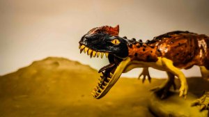 DIY: Аллозавр из пластилина