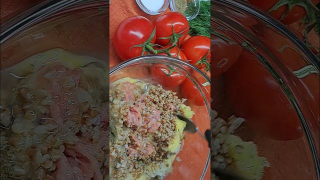 Просто и вкусно! Гречаники с фаршем!👍👍👍