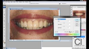 Photoshop Tutorial : How to whiten teeth