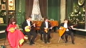 Russian Folk "Hooligan" music. Balalaika Domra QUARTET "SKAZ"