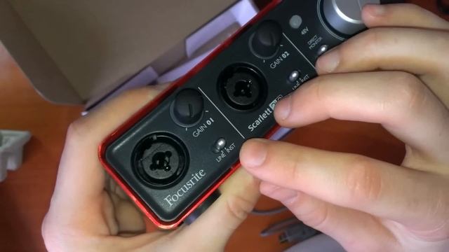 Audio-Technica AT2020 + Focusrite scarlett 2i2 обзор, тест, обзор, unboxing