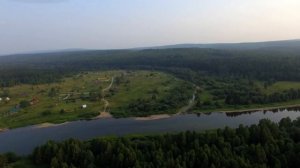 Поселок Ёква с высоты