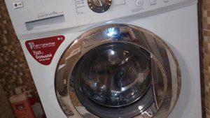 Как запустить сервисный тест на стиральных машин LG F1022NDR