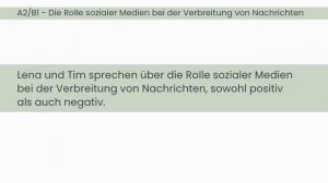 #130 Deutsch lernen mit Dialogen | Deutsch lernen durch Hören | A2-B1 | #learngerman #deutschlernen