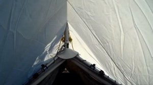 Двухкомнатный катамаран SibCat-18 на Ладожском озере.