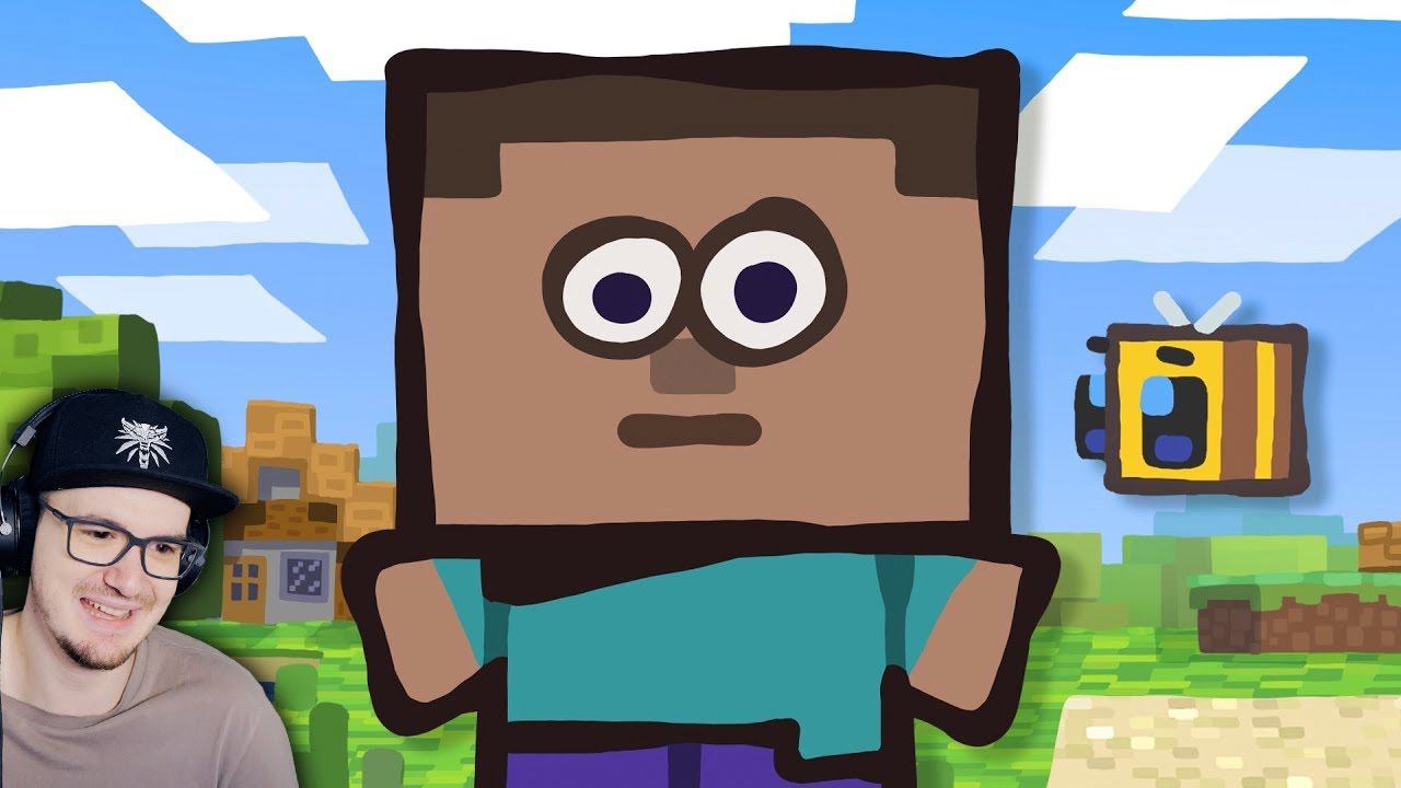 МАЙНКРАФТ ► НАСТОЯЩАЯ ВЕРСИЯ ( The Ultimate Minecraft Recap Cartoon ) | Реакция смотреть онлайн