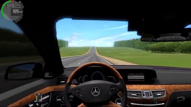 City Car Driving 1.5.3 Mercedes-Benz S65 AMG Logitech G27 [1080p][60fps] смотреть онлайн