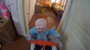 Princess Solomia на гойдалці Катаємся на гойдалці "ГойдаСЯ" Соломія Children's Boat Swing