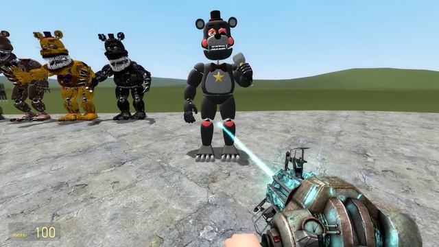 ALL FREDDYS VS ALL BONNIES FNAFs 1 9 SECURITY BREACH AND OTHERS In Garry's Mod! смотреть онлайн