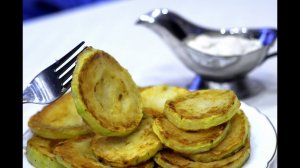 Жареные кабачки - самый простой рецепт.