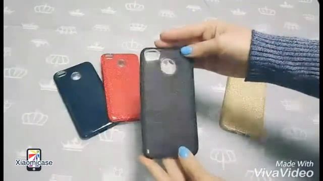 Силиконовый чехол накладка бампер Блестки смотреть онлайн