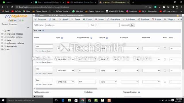 Creating Database From PHP Script | MyPHPadmin PHP | Table In Database смотреть онлайн