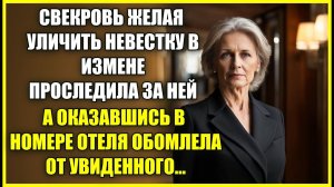 Свекровь желая УЛИЧИТЬ невестку в измене, проследила , а оказавшись в номере обомлела от увиденного.