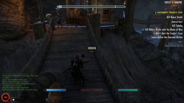 Elder Scrolls Online - Sacrament - Trader's Cove (Nalosi Orethi/Blade of Woe/Tebeba) смотреть онлайн