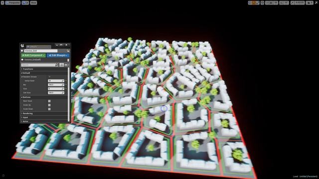 Procedural city map generation based on Voronoi diagram on UE4 смотреть онлайн
