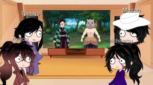 Yoriichi and others react to demon slayer in 6 minutes