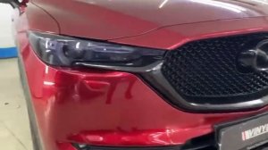 Mazda CX-5 - химчистка салона, антихром, оклейка крыши, тонировка лобового стекла 50% затемнения