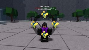 HOW TO GET EMOTES in The Strongest Battlegrounds.. (Roblox)