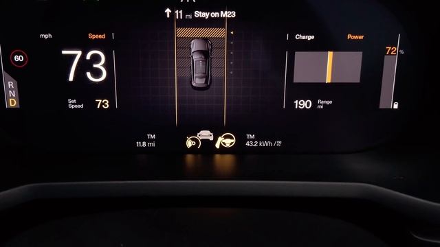 Polestar 2 Pilot Assist and Active Cruise Control смотреть онлайн