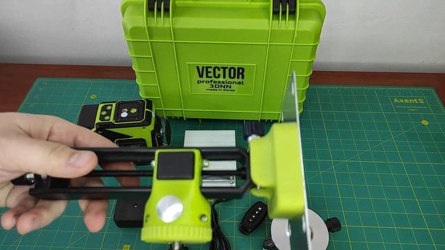 Лазерный уровень нивелир Vector 3DNN 360 (Нижний горизонт 6мм от пола) 2АКБ, Пульт, Кейс, Магнит смотреть онлайн