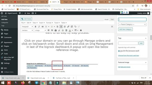 How To Write Seo Friendly Posts In Wordpress ? | Wordpress Post, Page , Tags , Categories Settings