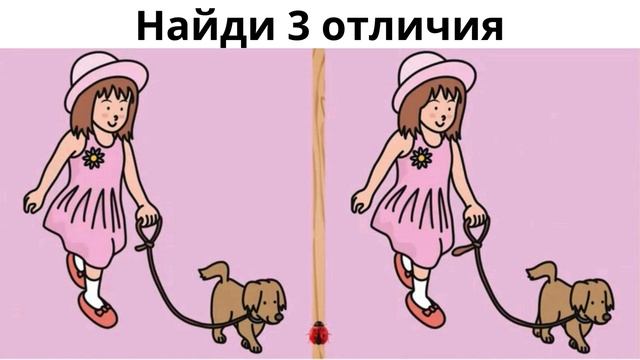 Найди 3 отличия