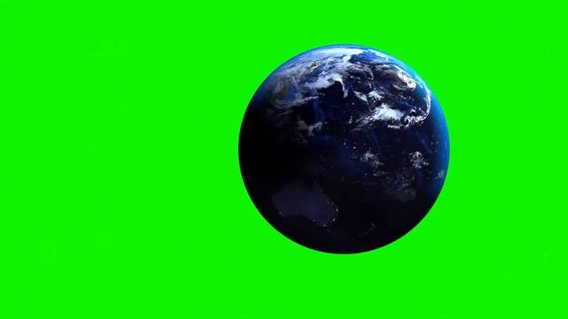 #Футаж планета Земля на хромокей ◄ 4K*HD ► #Footage planet earth on chromakey -