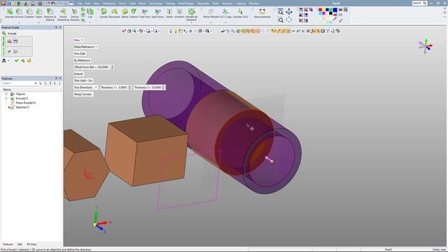 Cimatron E15 Eğitim Videoları - Extrude Komutu