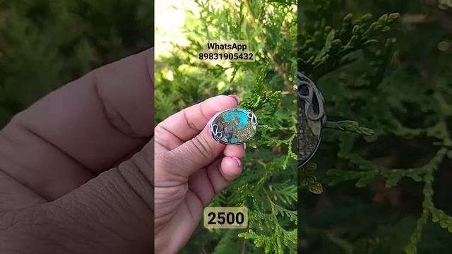 Авторское колечко из бирюзы, от мастера Константина Никифорова смотреть онлайн