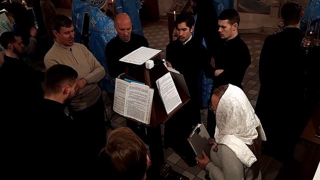 Всенощное бдение в храме МинДА (3 декабря 2022 года) смотреть онлайн