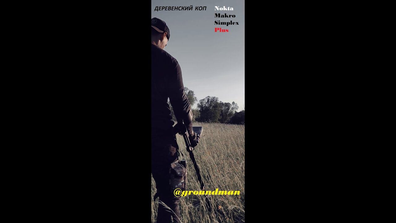 Коп на лугу с  Nokta Makro Simplex Plus