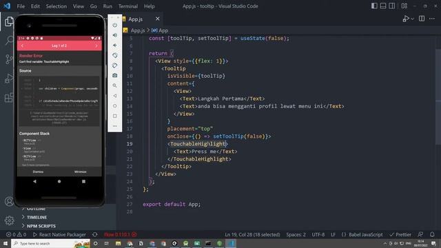 Cara Membuat Tooltip React Native смотреть онлайн