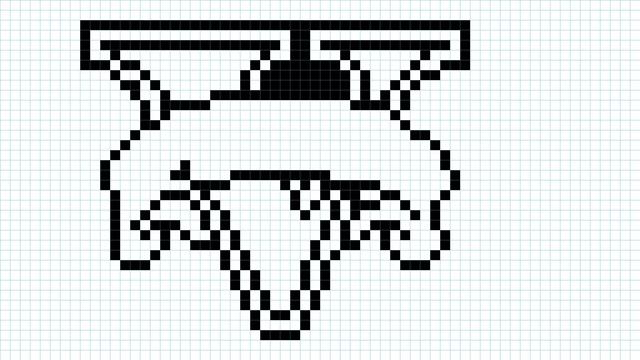 ?Рисуем по клеточкам эмблему игры ГТА 5. Draw the logo of the GTA 5 game on the cells. смотреть онлайн