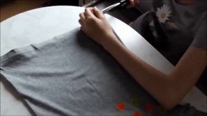 DIY/Футболка с бахромой своими руками/20 / T-shirt with fringe hand made