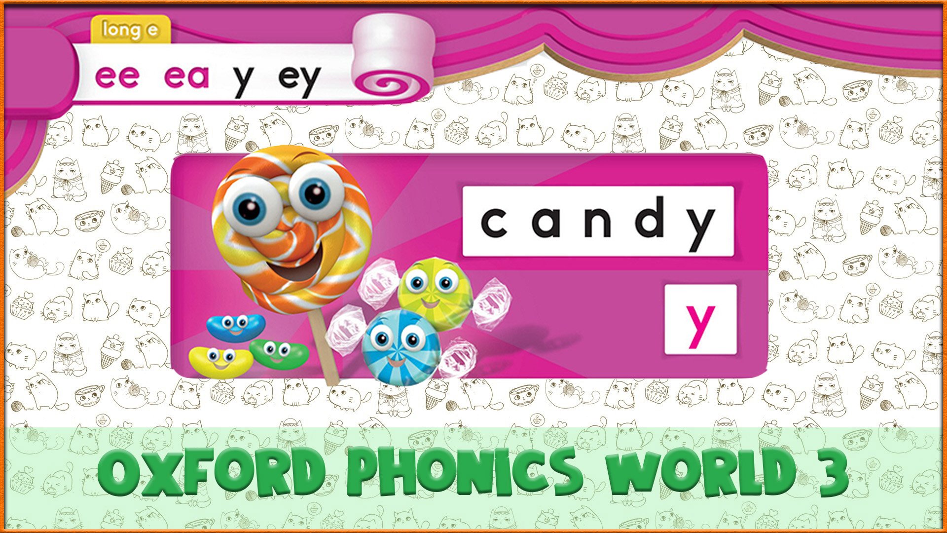 Long | y | Oxford Phonics World 3 - Long Vowels. #24