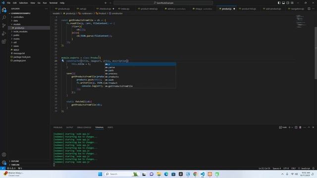 Efficient Product Data Storage with Node.js and MVC Architecture: Filesystem Implementation