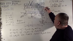 Термех. Статика. Расчётно-графическая работа по статике №2. Задание 1 и решение