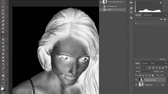 Make an image Negative or PositiveNegative in Photoshop