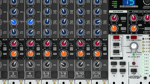 XENYX X1622USB Premium 16-Input 2/2-Bus Mixer смотреть онлайн