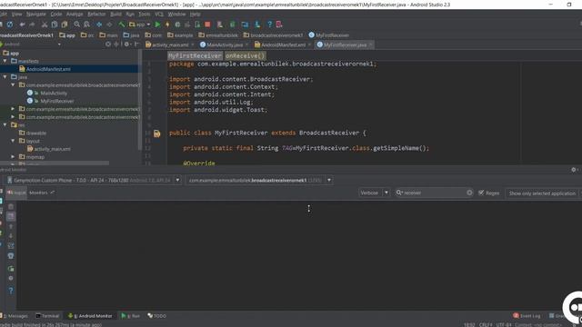 3 Ilk Localbroadcast Örnekleri | Android Broadcast Receiver ve Service Dersleri смотреть онлайн