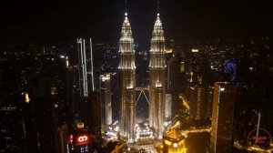 Petronas Towers Kuala Lumpur by Drone in 4K 60FPS