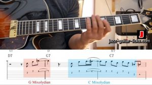 Joe Pass 12-Bar Blues - Jazz Guitar Mini Lesson with Tabs From The Method "Joe Pass On Guitar"
