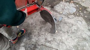 Плуг для тяжелого МБ доделан: теперь стал действительно пахать