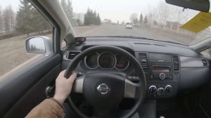 "Nissan" "Tiida" pov test drive