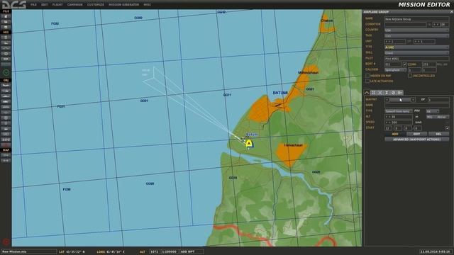 DCS World Editor - Creating a Freeflight mission