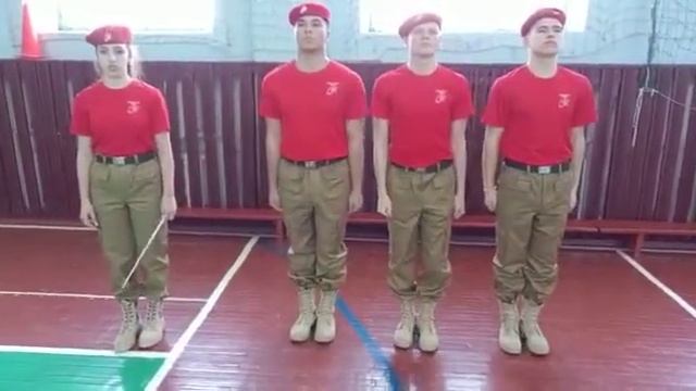 Строевая подготовка, отработка строевого шага