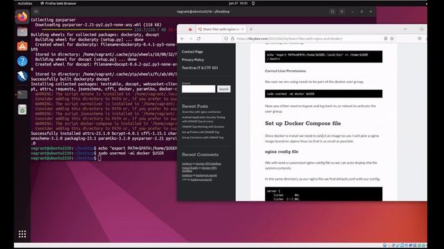 Create a file share with Docker and Nginx смотреть онлайн