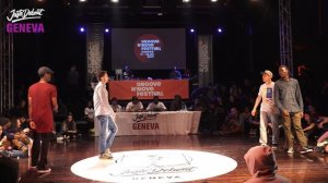 1/4 Popping ▶︎ Bad Dogz vs Filip'oe & Patchek◀︎ Juste Debout Suisse 2017