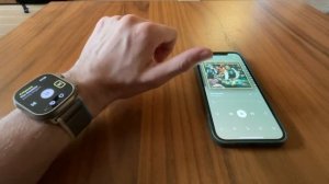 Управление Apple Watch касанием пальцев, Apple Watch ultra ПЕРВОГО ПОКОЛЕНИЯ…