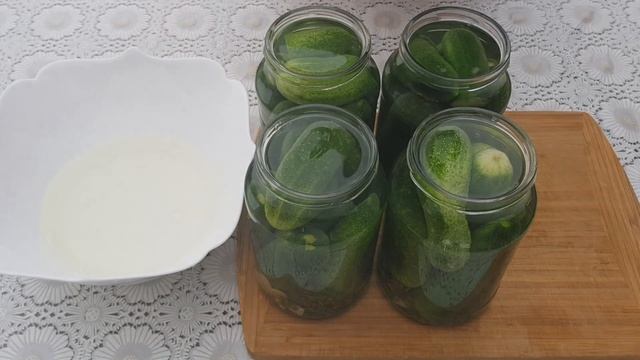 Маринованные огурцы на Зиму. Не Мутнеют и не Взрываются! Вкусный Рецепт.